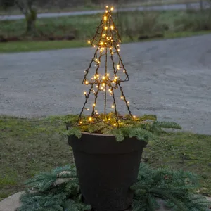 Dekoracja ogrodowa choinka Led FOLDY 50cm wysokości