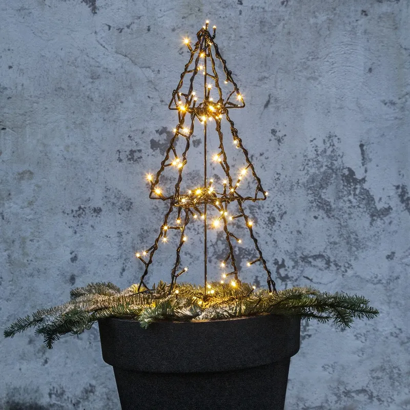 Dekoracja ogrodowa choinka Led FOLDY 50cm wysokości — zdjęcie 6
