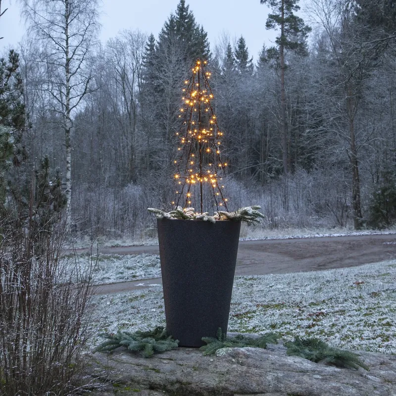 Dekoracja ogrodowa choinka Led FOLDY 90cm wysokości — zdjęcie 3