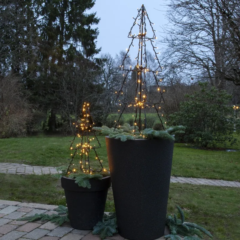 Dekoracja ogrodowa choinka Led FOLDY 90cm wysokości — zdjęcie 4
