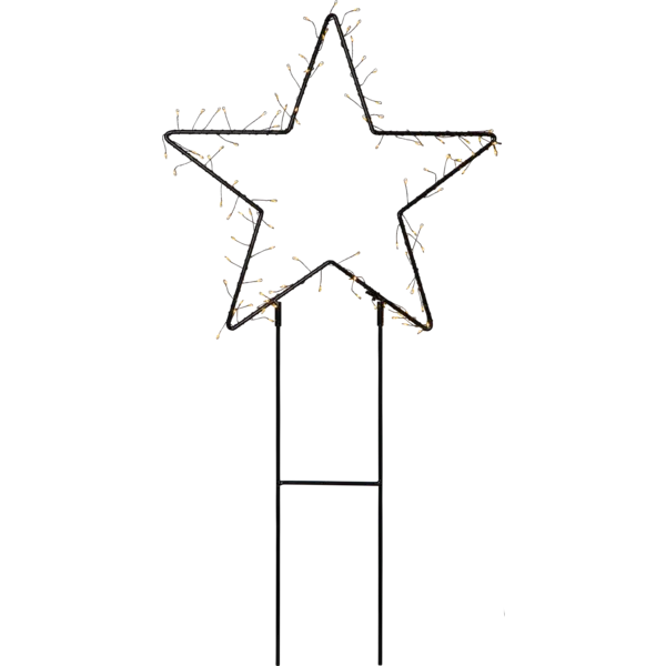 Dekoracja ogrodowa gwiazda LED BARLUMI wbijana 40cm — zdjęcie 2
