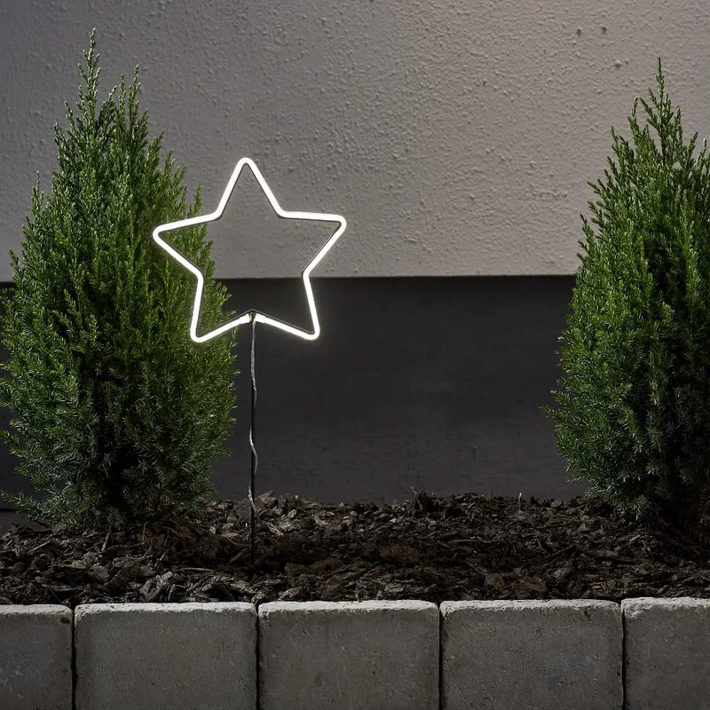 Dekoracja ogrodowa gwiazda Led NEONSTAR na baterie — zdjęcie 3