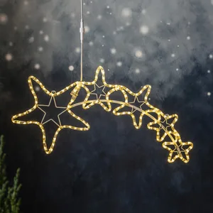 Dekoracja ogrodowa gwiazdki Led ROPEART