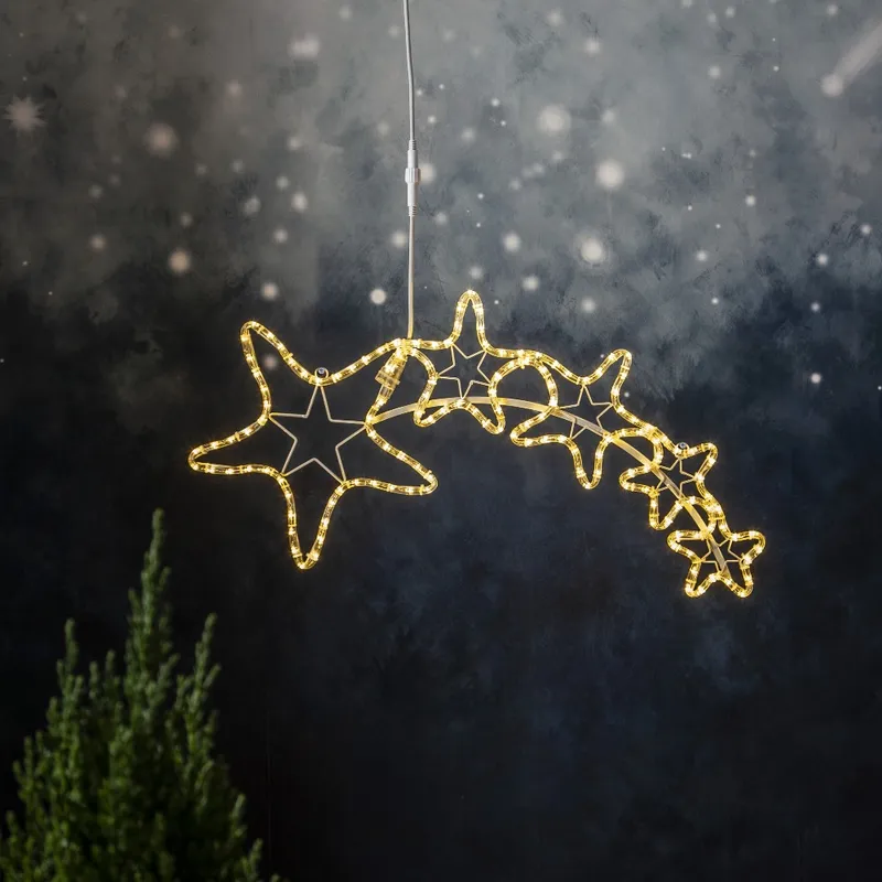 Dekoracja ogrodowa gwiazdki Led ROPEART — zdjęcie 3