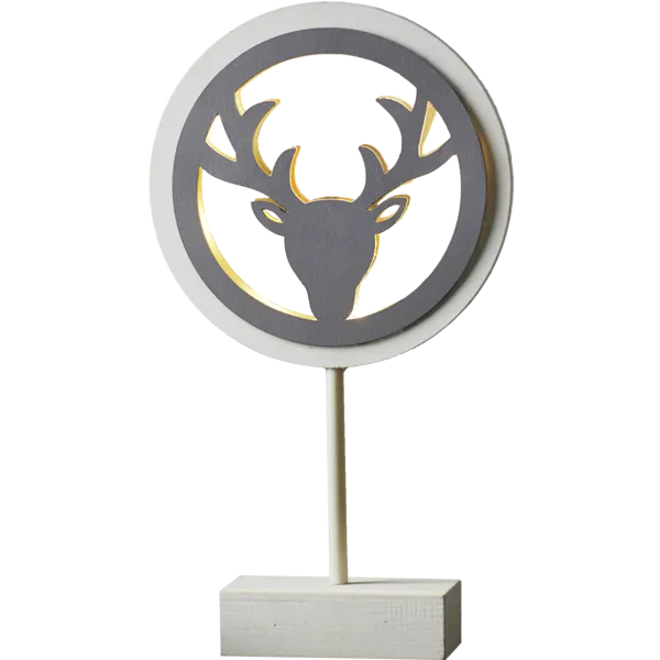 Dekoracja stojąca Led WOODWORKS 17,5cm na baterie — zdjęcie 2