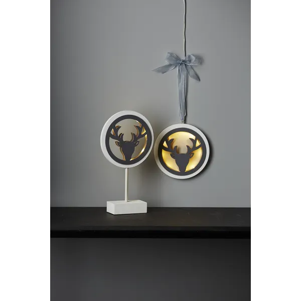 Dekoracja stojąca Led WOODWORKS 17,5cm na baterie — zdjęcie 5