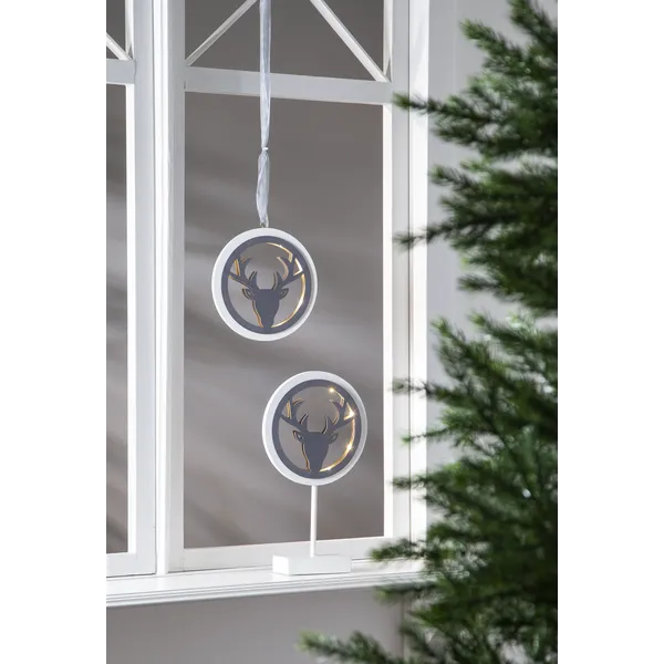 Dekoracja stojąca Led WOODWORKS 17,5cm na baterie — zdjęcie 6