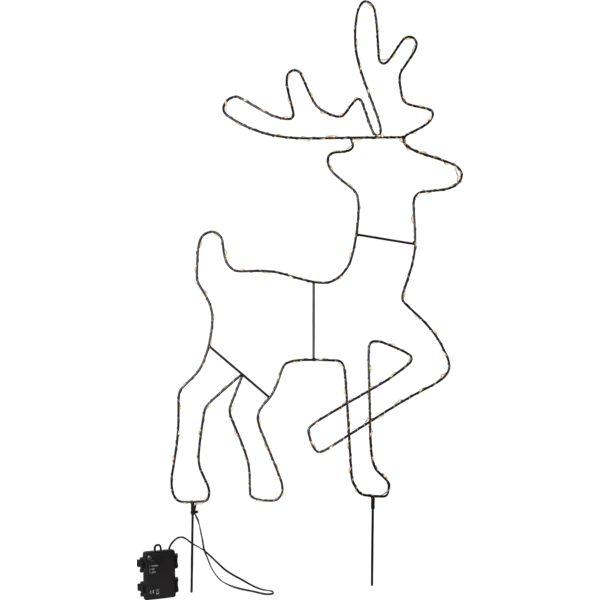 Dekoracja świąteczna Renifer Led CUPID 88cm na baterie — zdjęcie 2