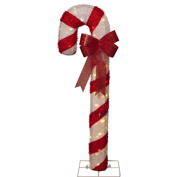 Dekoracja świąteczna laska cukrowa z oświetleniem Led CANDYCANE 120cm — zdjęcie 2