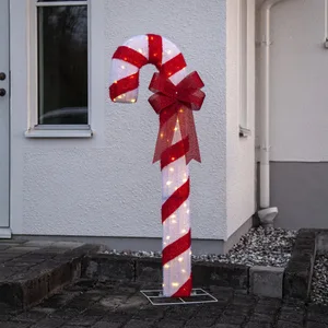 Dekoracja świąteczna laska cukrowa z oświetleniem Led CANDYCANE 150cm