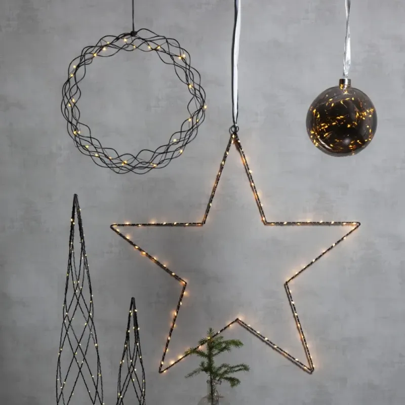 Dekoracja wianek z oświetleniem Led CURLY 30cm — zdjęcie 5
