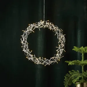 Dekoracja wianek z oświetleniem Led CURLY 50cm