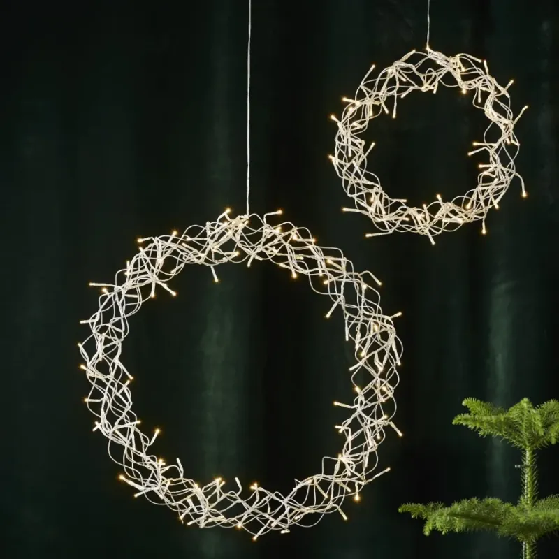 Dekoracja wianek z oświetleniem Led CURLY 50cm — zdjęcie 3