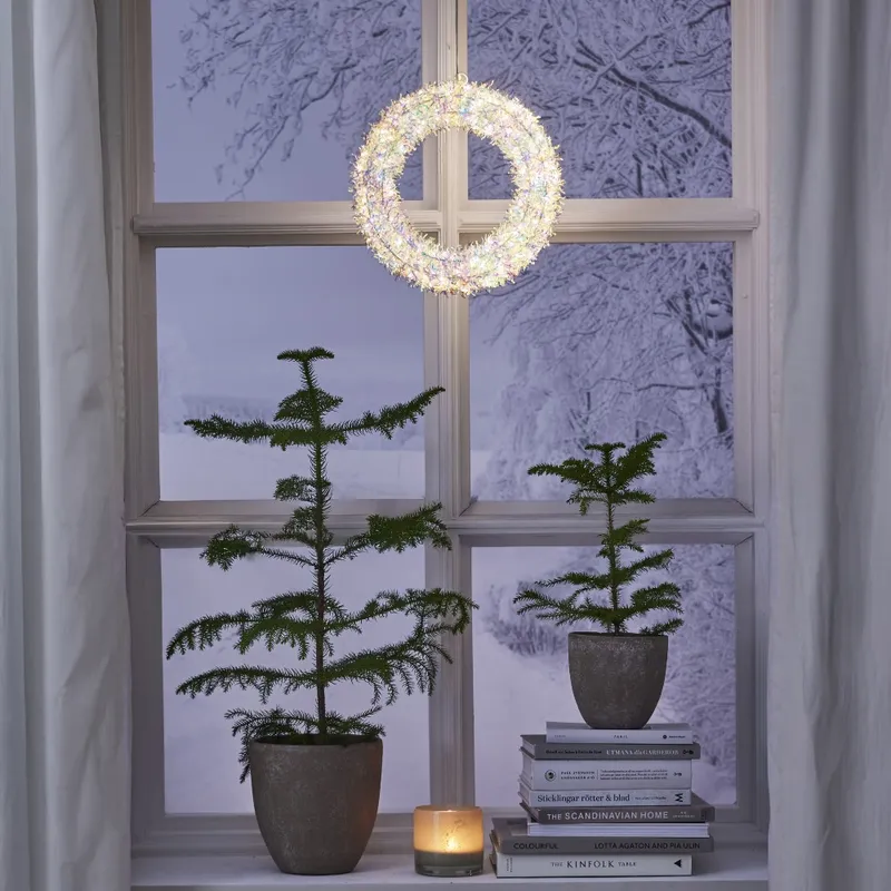 Dekoracja wianek z oświetleniem Led MAGIC 30cm — zdjęcie 3