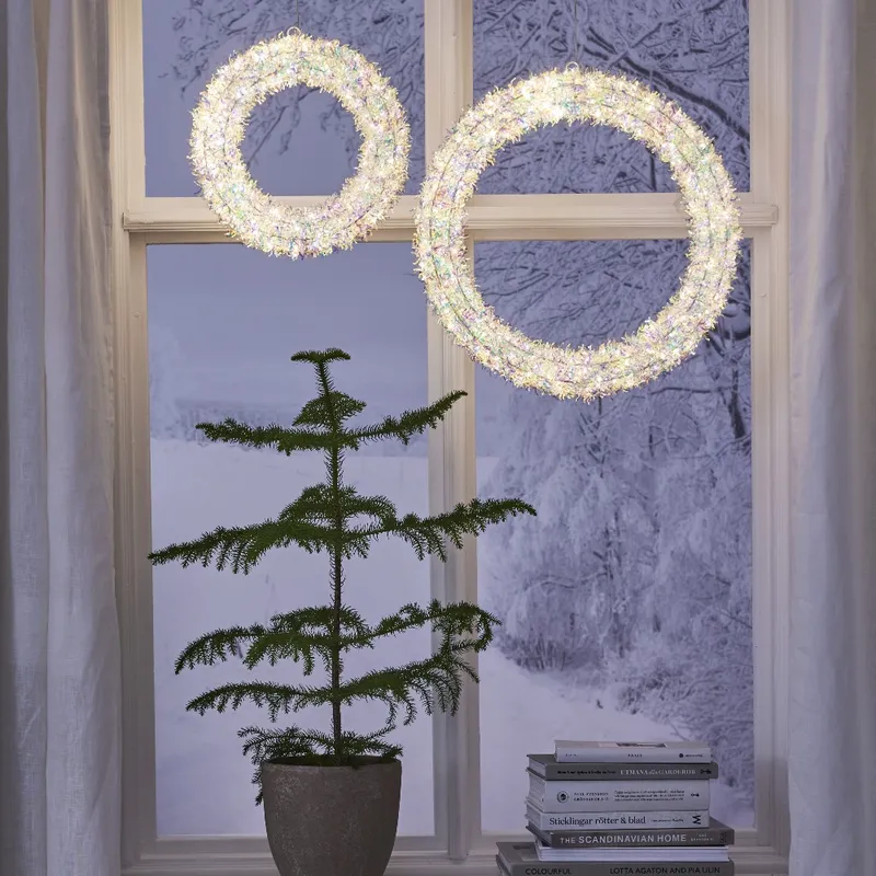 Dekoracja wianek z oświetleniem Led MAGIC 30cm — zdjęcie 4