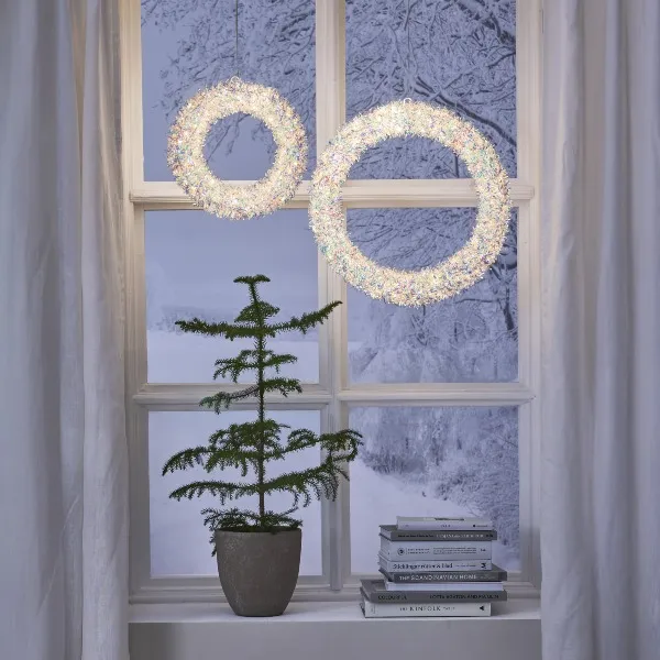 Dekoracja wianek z oświetleniem Led MAGIC 45cm — zdjęcie 3