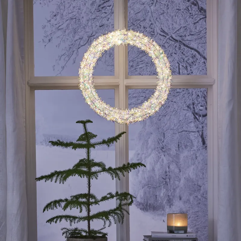 Dekoracja wianek z oświetleniem Led MAGIC 45cm — zdjęcie 6