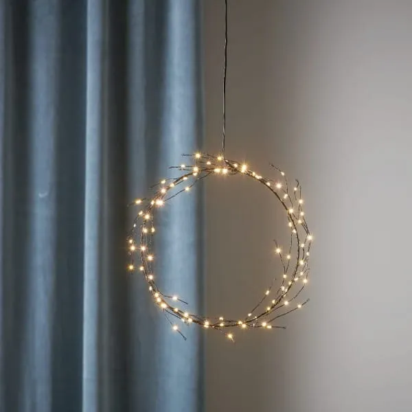 Dekoracja wianek z oświetleniem Led NIKE 24cm — zdjęcie 3