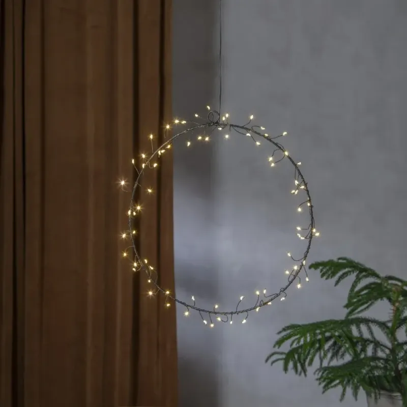 Dekoracja wianek z oświetleniem Led NIKE 30cm na baterie — zdjęcie 3