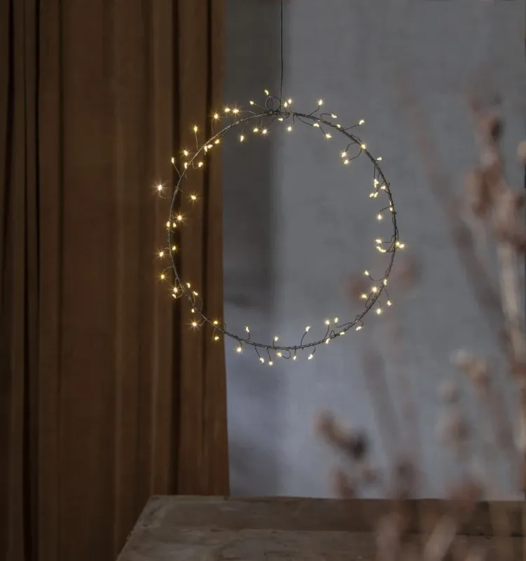 Dekoracja wianek z oświetleniem Led NIKE 30cm na baterie — zdjęcie 5