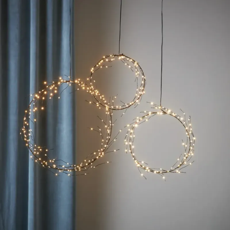 Dekoracja wianek z oświetleniem Led NIKE 35cm — zdjęcie 6