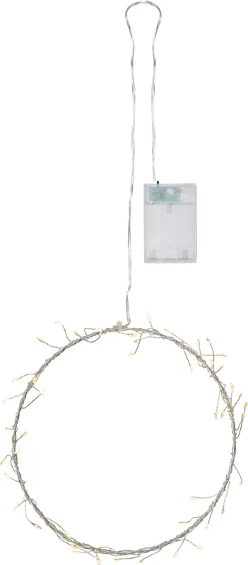 Dekoracja wianek z oświetleniem Led POPPY 20cm na baterie — zdjęcie 2