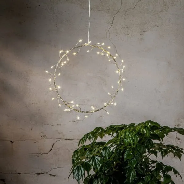 Dekoracja wianek z oświetleniem Led POPPY 20cm na baterie — zdjęcie 3