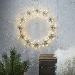 Dekoracja wianek z oświetleniem Led RING 50cm