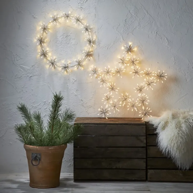 Dekoracja wianek z oświetleniem Led RING 50cm — zdjęcie 3