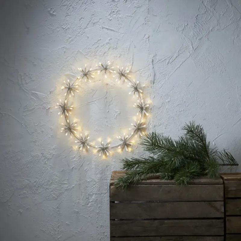 Dekoracja wianek z oświetleniem Led RING 50cm — zdjęcie 4
