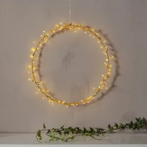Dekoracja wianek z podświetleniem Led WINNY 38cm na baterie