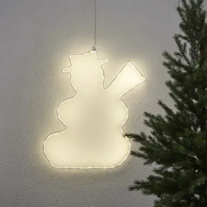 Dekoracja wisząca Bałwanek Led LUMIWALL 50cm