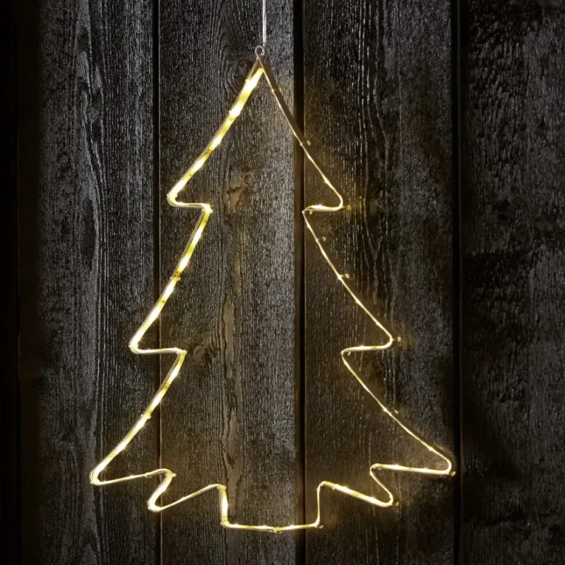 Dekoracja wisząca Choinka Led LUMIWALL 50cm — zdjęcie 3