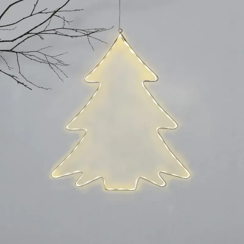 Dekoracja wisząca Choinka Led LUMIWALL 50cm — zdjęcie 4