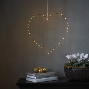Dekoracja wisząca LED Dew Drop serce MIRA 45cm