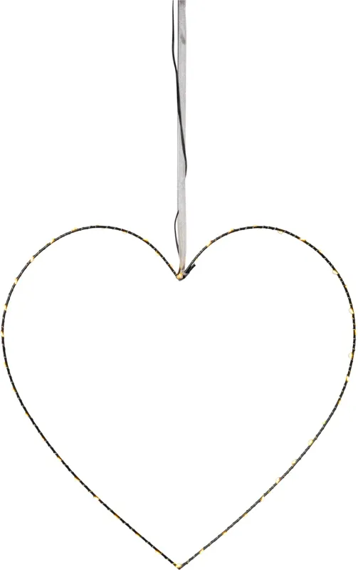 Dekoracja wisząca LED Dew Drop serce MIRA 45cm — zdjęcie 2