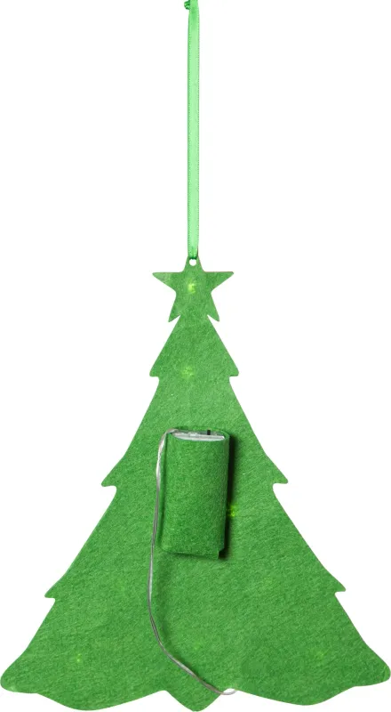 Dekoracja wisząca choinka Led MERRY na baterie — zdjęcie 4
