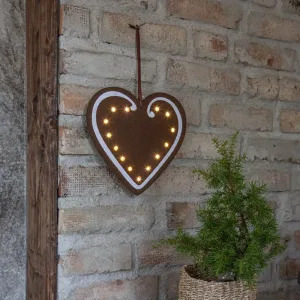 Dekoracja wisząca serce Led MERRY na baterie