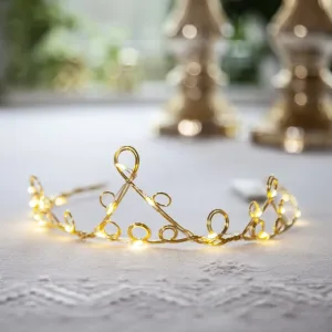 Dekoracja z oświetleniem Led DIADEM 6cm na baterie