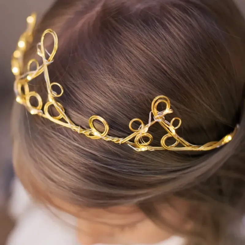 Dekoracja z oświetleniem Led DIADEM 6cm na baterie — zdjęcie 3