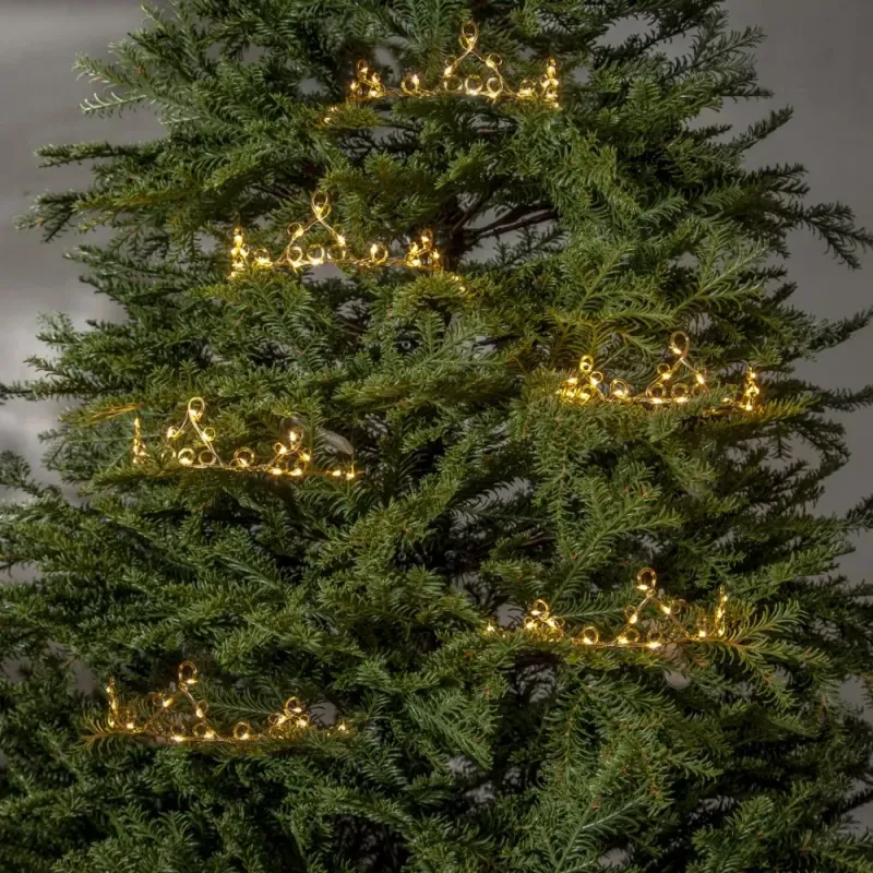 Dekoracja z oświetleniem Led DIADEM 6cm na baterie — zdjęcie 7