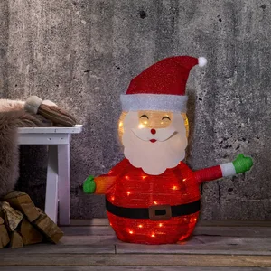 Figura ogrodowa Św. Mikołaj Led TECIDY 70cm na baterie