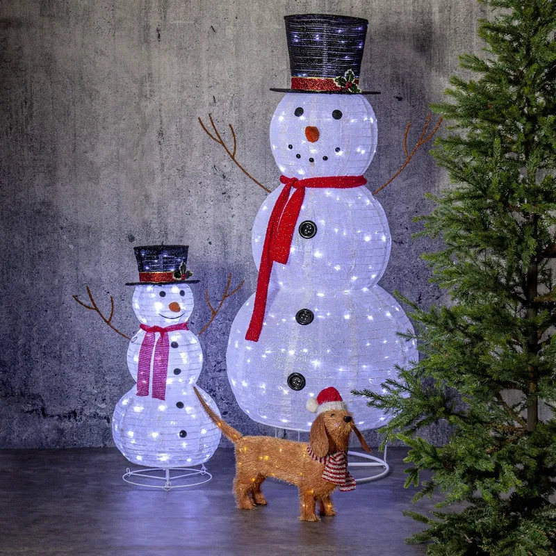 Figura ogrodowa piesek Led TECIDY 42cm na baterie — zdjęcie 3