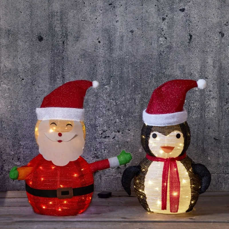 Figura ogrodowa pingwinek Led TECIDY 70cm na baterie — zdjęcie 3