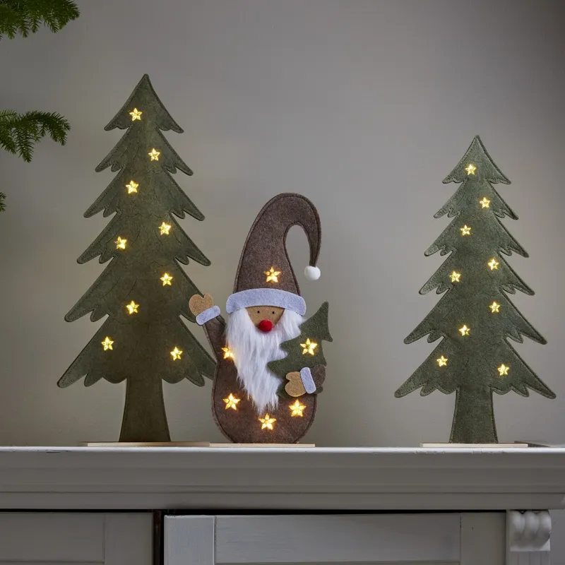Figurka Choinka Led Fabbe 44,50cm na baterie — zdjęcie 4