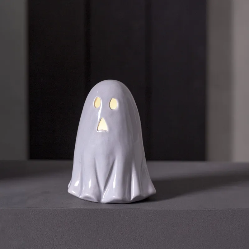 Figurka duszek Led BOO HALLOWEEN 12cm na baterie — zdjęcie 6