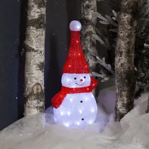 Figurka ogrodowa bałwanek Led CRYSTALO IP44