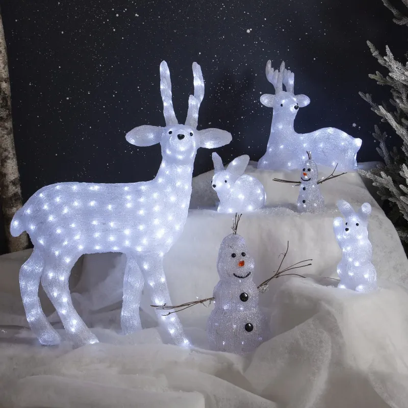 Figurka ogrodowa królik Led CRYSTALO na baterie IP44 — zdjęcie 6