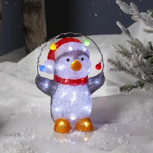 Figurka ogrodowa pingwinek Led CRYSTALO IP44
