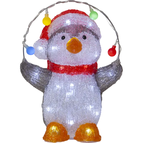 Figurka ogrodowa pingwinek Led CRYSTALO IP44 — zdjęcie 2